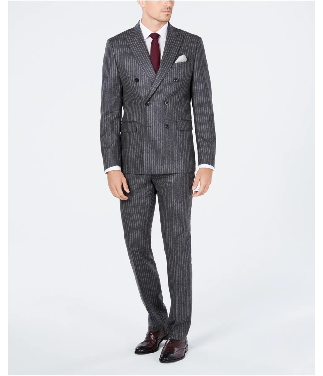 Michael Kors Mens Pinstripe Dress Pants Slacks Grey 37W x 32L eBay