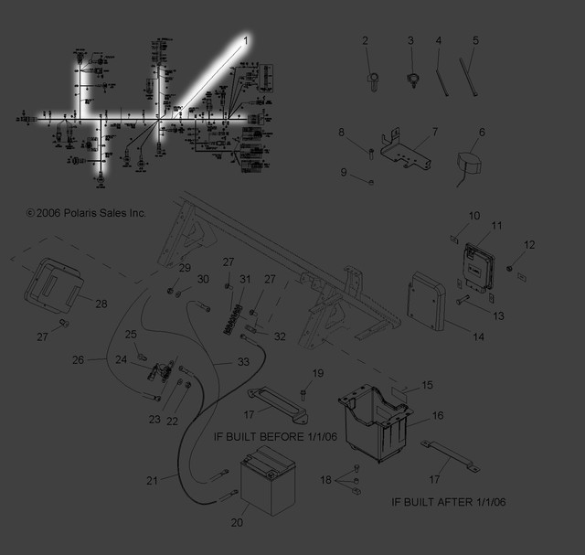 Polaris Ranger 500 EFI 4x4 2006 Wiring Harness 8719 for sale ...