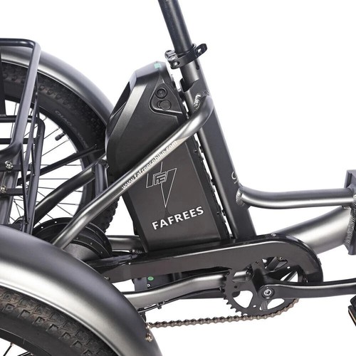 FAFREES 500W 21AH 3 Räder Fahrrad Mit Korb Elektrofahrrad 20Zoll Elektro Dreirad - Bild 21 von 24