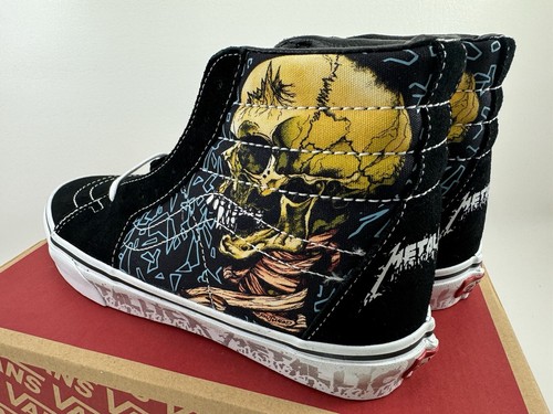Vans x Metallica SK8-Hi Pushead Sad But True 30th Anniversary Shoes 7.5 - Picture 2 of 9