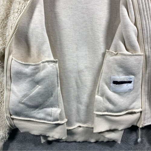 Athleta Jacket Girls Size 12 So Snug Cream Long Sleeve Sherpa Thumbholes - Picture 4 of 11