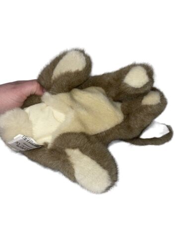 Folkmanis Lop Ear Bunny Rabbit Full Body Furry Folk Hand Puppet 10” Folktails - Picture 5 of 7