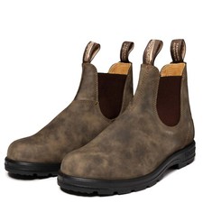 Blundstone 585 Rustic Brown Leather Chelsea Boots