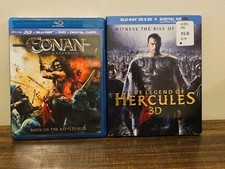 Conan The Barbarian 2011 + The Legend of Hercules (3D Blu-Ray + Blu-Ray)