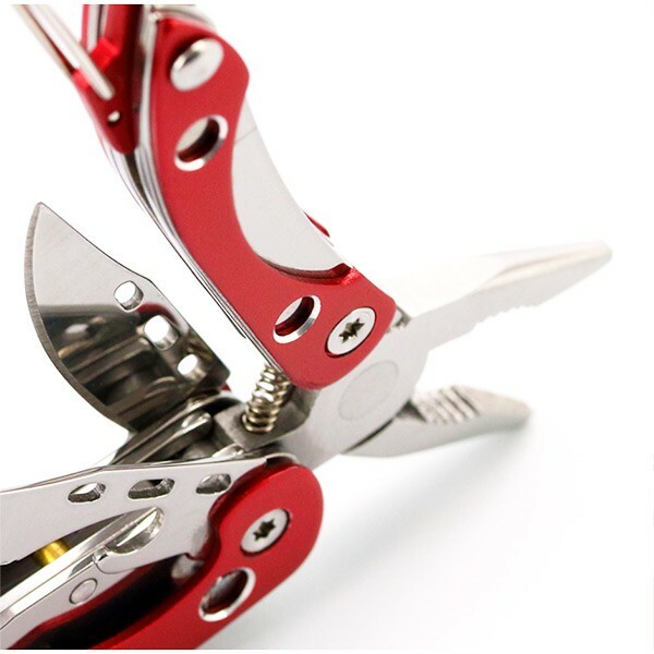 Accessoire pliable multi outils bleu 6 fonctions petit format pour vtt - 3