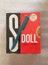 Simple Straight Razor - Doll Brand - Made in Japan - Box of 50