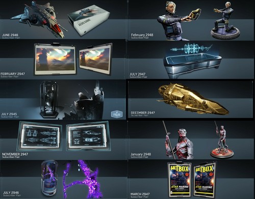 STAR CITIZEN – EXCLUSIVE HANGAR FLAIR DECORATION ITEMS