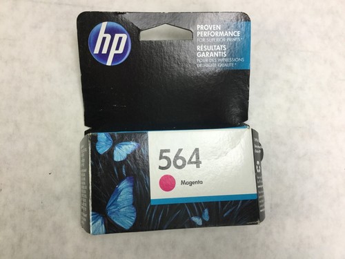 Genuino HP 564 Magenta CB319WN garantía fecha de finalización mayo 2017 sellado de fábrica nuevo en caja - Imagen 2 de 7