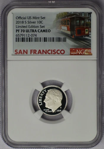 2018-S 10c Silver Roosevelt Dime Limited Edition Set - NGC PF 70 Ultra Cameo