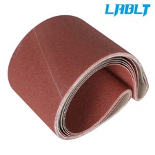 LABLT 5Pcs 6"×48" 80 Grit Sanding Belts Belt Sander Sandpaper Aluminum Oxide