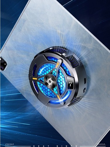 Universal iPad Cooler Radiator Magnetic Cooling Fan Stand USB Gaming Video AU - Photo 4 sur 15