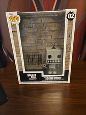 Funko POP! Banksy Brandalised Tagging Robot Art Cover Figure W Case #02 *Vaulted