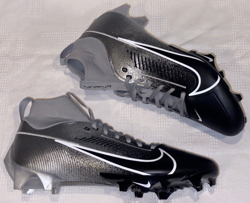NIKE Vapor Edge Pro 360 2 TD Metallic Silver Black Football Cleats Mens Sz 12 14 - Picture 3 of 10