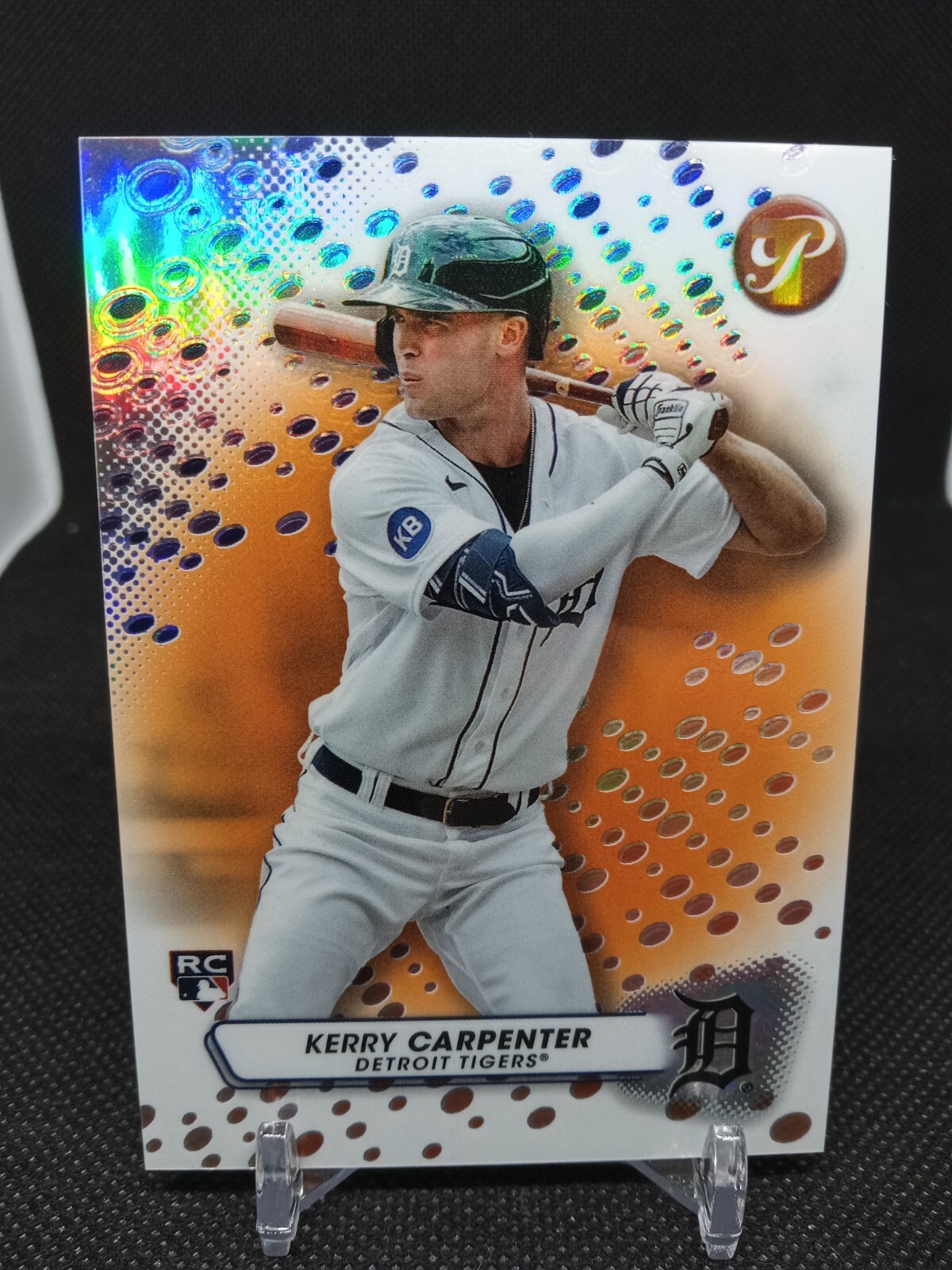 2024 Topps Pristine KERRY CARPENTER Rookie ORANGE Refractor #d 24/25 TIGERS