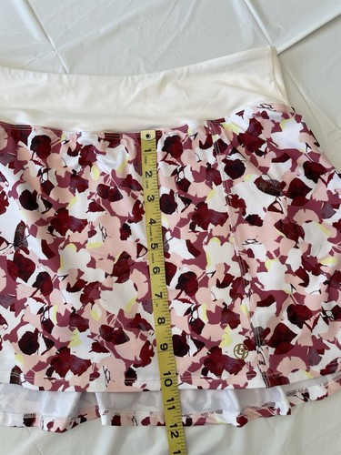 LIJA Womens Pink Multi Activewear Skort Sz L - Picture 3 of 7