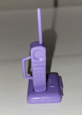 1995 Barbie So Much To Do Living Room Portable Rechargeable Home Phone & Base