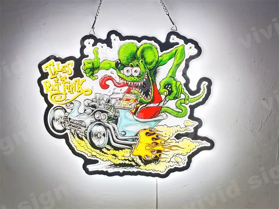 RAT FINK 蓄光 バンク 約60cm 巨大【ラットフィンク 60cm ビッグコインバンク】貯金箱 FUNKO Rat