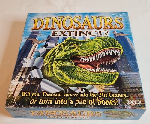 Briarpatch Dinosaurs Extinct Board Game Complete Dino 2006 Made in USA