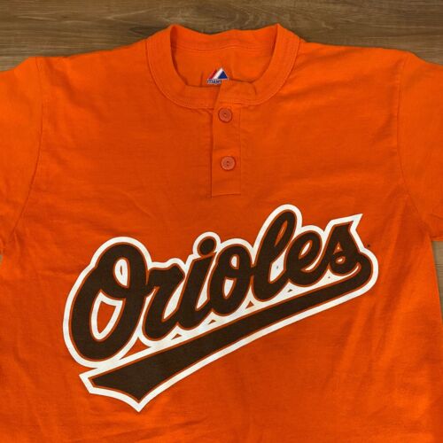 Baltimore Orioles Shirt Herren klein orange majestätisch #9 kurzärmlig Henley T-Shirt - Bild 2 von 8