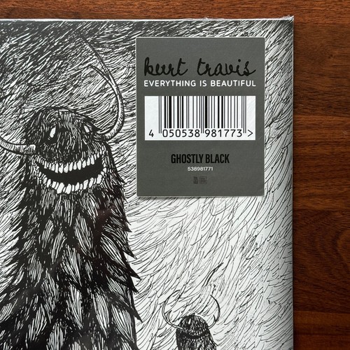 Kurt Travis – Everything Is Beautiful - ⚫️⚪ Ghostly Black LP Vinyl - New ✅ - Picture 4 of 4