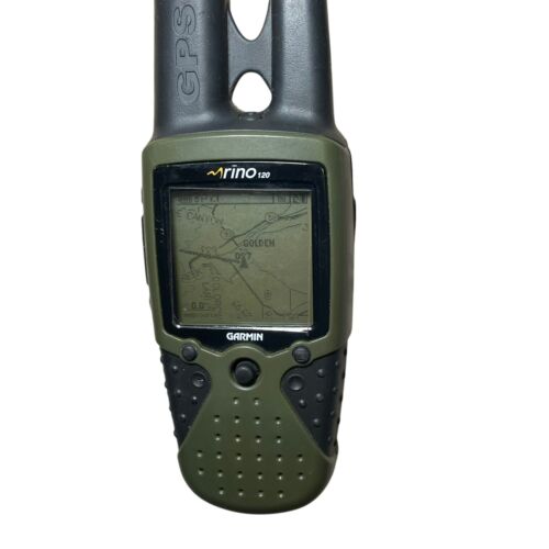 Garmin Rino 120 Handheld GPS Navigator & 2-Way Radio and Case Bundle - Picture 2 of 5