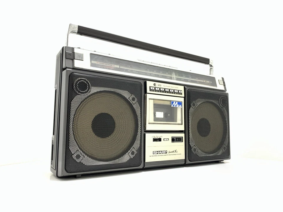 Sharp Gf 308SB Boombox Stereo Radio Kassette Vintage Work Perfect Good Look - Bild 4 von 4