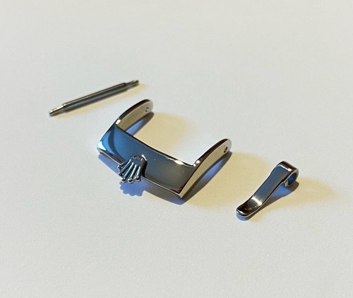 18MM Rolex Orologio in Acciaio Inox Cinturino Fibbia, Adatto a 18mm Buckle  - Foto 2 di 2