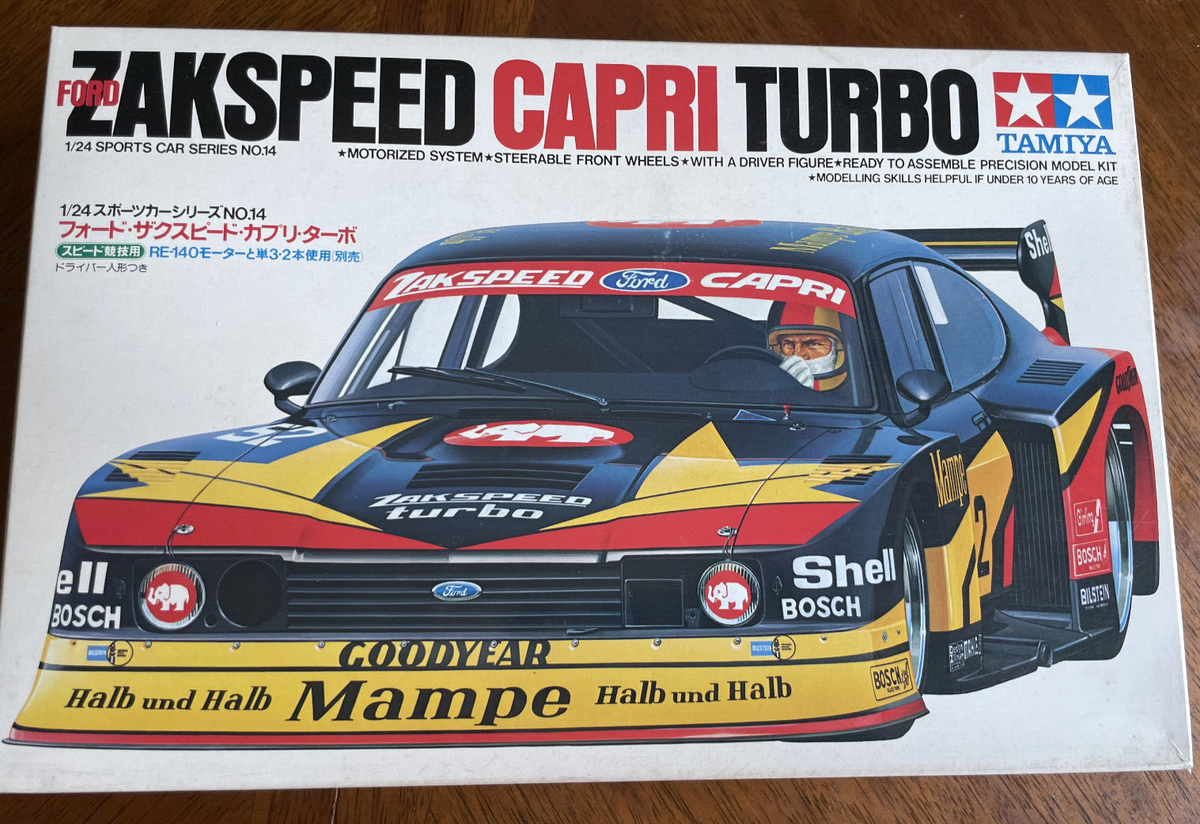 24014 1:24 TAMIYA MODEL KIT FORD CAPRI ZAKSPEED TURBO SEALED PARTS