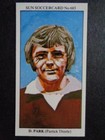 Partick Thistle Sport Trading Cards, Aufbewahrungs- & Ausstellungs-Zubehör Fußball