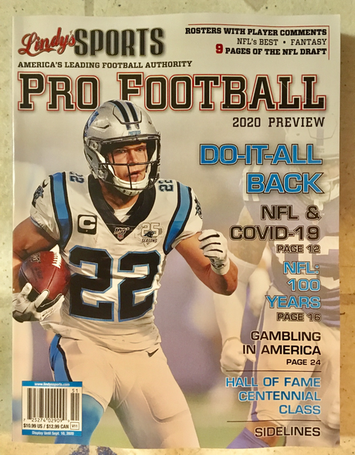 Lindy's Sports Magazine PRO FOOTBALL 2020 PREVIEW Do It All Back