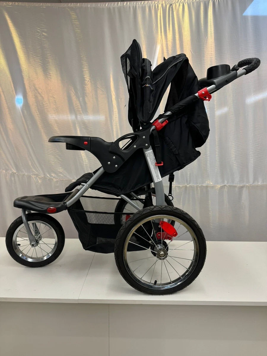 Kidz Motion Pushchairs Single Seat Stroller Black