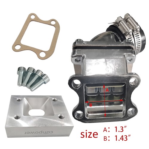Configuración de válvula y cilindro Dio Reed, bloque CNC - 2 tiempos 66cc/80 bicicleta motorizada a gas - Imagen 9 de 12