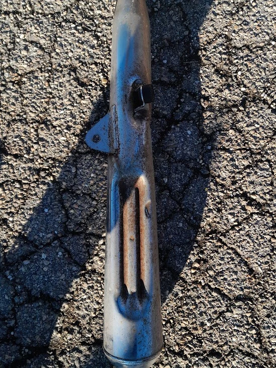 Tubos de escape de stock de uso para modelos policiales Kawasaki Kz1000p Foto 4 de 4