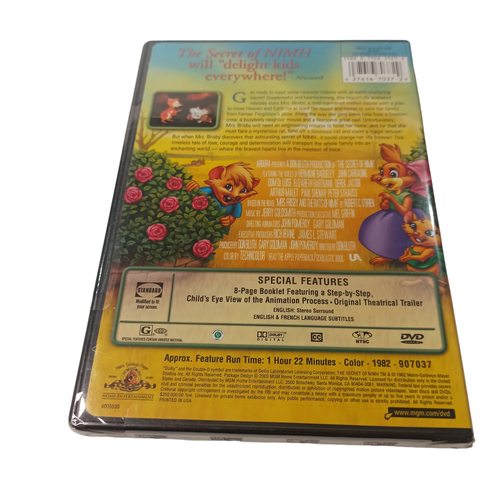 The Secret of NIMH (DVD 1998) Children Animation Adventure Mice R1 Brand New - Picture 11 of 12