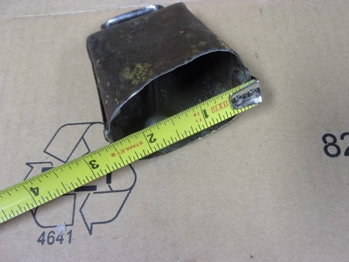 Vtg Antique Barn Dairy Steel Cow Sheep Goat Small Collar Bell Clapper Forged Old - Picture 7 of 8