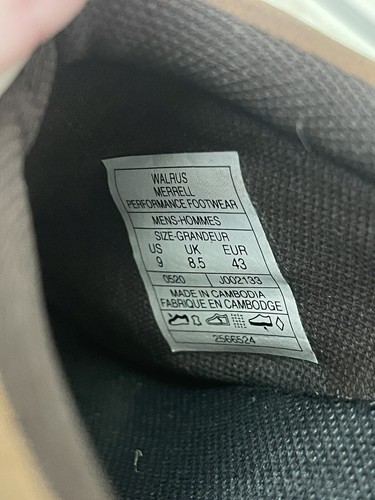 Zueco Merrell Juno de cuero morsa sin cordones para hombre 9 EE. UU. natural marrón zapatilla informal - Imagen 18 de 18