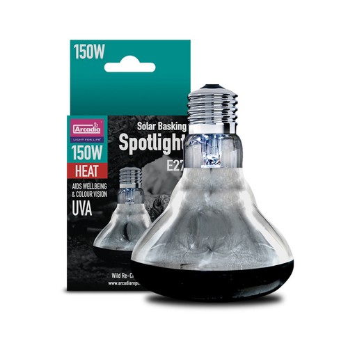 Arcadia Basking Solar Spotlight - Reptile UVA E27 Heat Bulb Lamp - SPOT Lighting - Picture 5 of 5