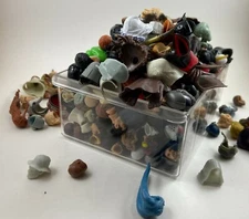 Custom Parts Random 10 Piece 3.75" Head & Helmet Lot fodder star wars g.i. joe