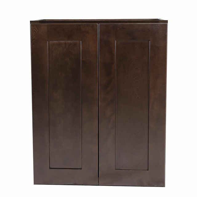 Design House 562306 Brookings 21 Wall Cabinet Espresso Shaker Design House Brookings 21 Wall Cabinet Espresso Shaker 562306