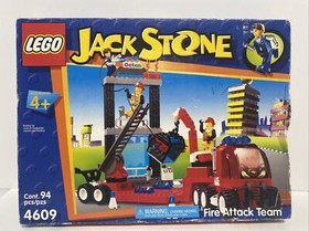 Lego Juniors Town Jack Stone 4609 Fire Attack Team SEALED/READ