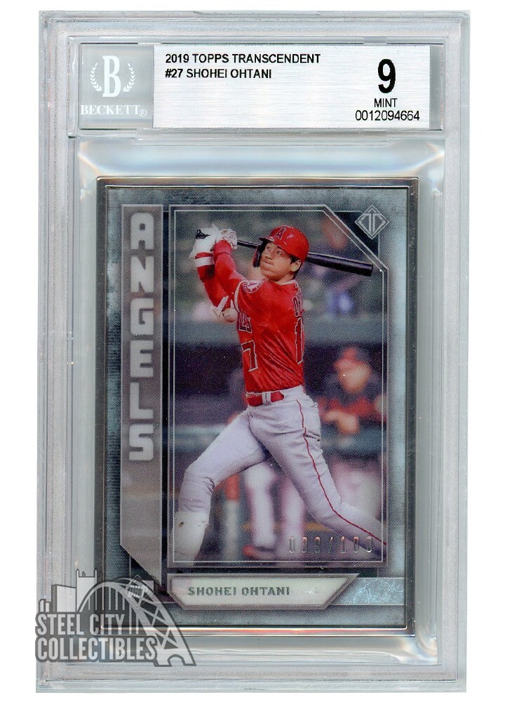 Shohei Ohtani 2019 Topps Transcendent Card 039/100 #27 BGS 9