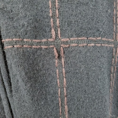 Bachrach Mens Cardigan Sweater L Black 100% Wool Full Zip J14 - Picture 4 of 6