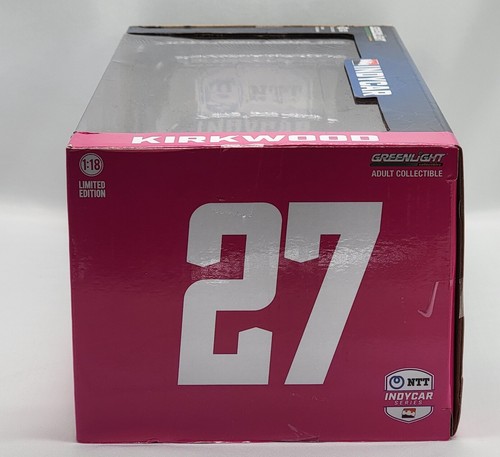 2023 Kyle Kirkwood signed GREENLIGHT AutoNation Honda Indy Car 1/18 Diecast - Picture 3 of 14