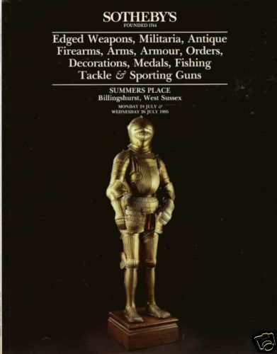 SOTHEBY’S Arms Armour Militaria Orders Medals Fishing - Imagen 1 de 1