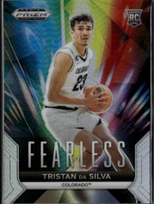Tristan da Silva 2024 Panini Prizm Draft Picks  Fearless Prizms Silver