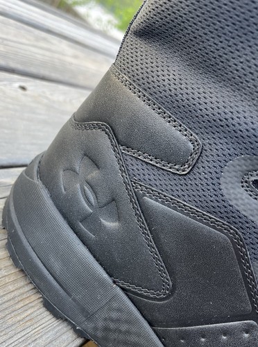 Under Armour UA Charged Loadout Men's 9 Black Tactical Boots 3027680-001 SAMPLE - Picture 3 of 14