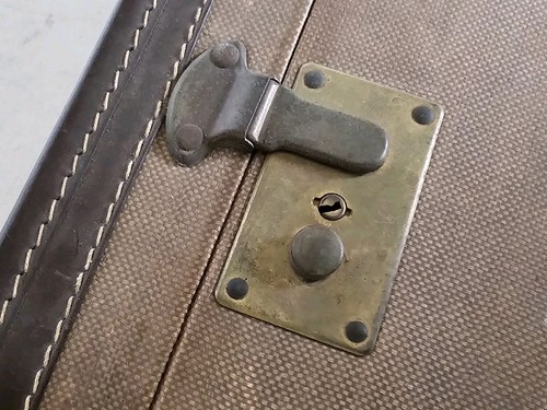 Vintage Noton Suitcase Large Sized Original 1940's Handmade Canberra Australia  - Picture 14 of 18