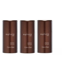 Calvin Klein Euphoria for Men Deodorant Stick 2.6 Oz 3 Pack 