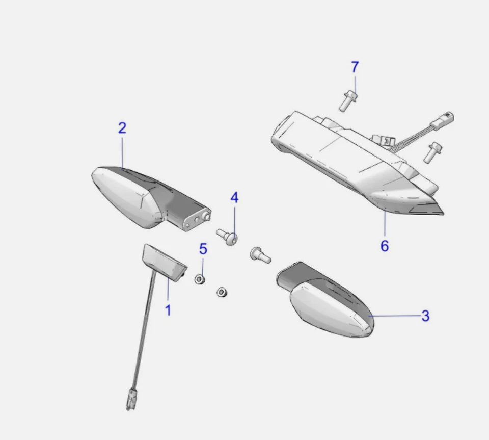 2019-2024 Indian FTR 1200 Polaris OEM Right Hand Turn Signal 2414785 - Image 2 of 2