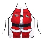 Funny Apron for Women Mens Novelty Kitchen Adult Santa Christmas